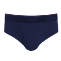 The Blueberry Pie | Red Tip Navy Ball Hammock® Pouch Underwear Briefs - Shinesty
