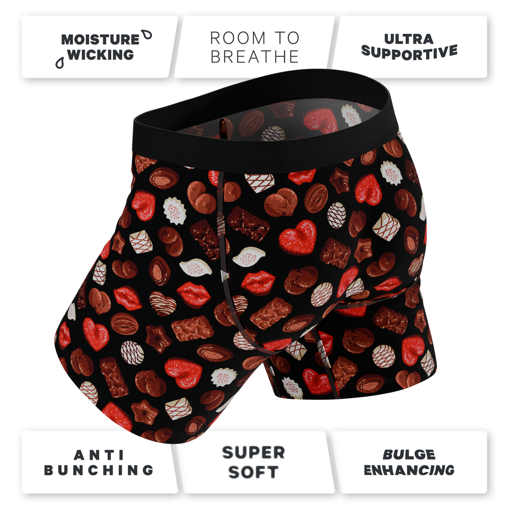The Bonbons | Naughty Chocolate Ball Hammock® Pouch Underwear - Shinesty