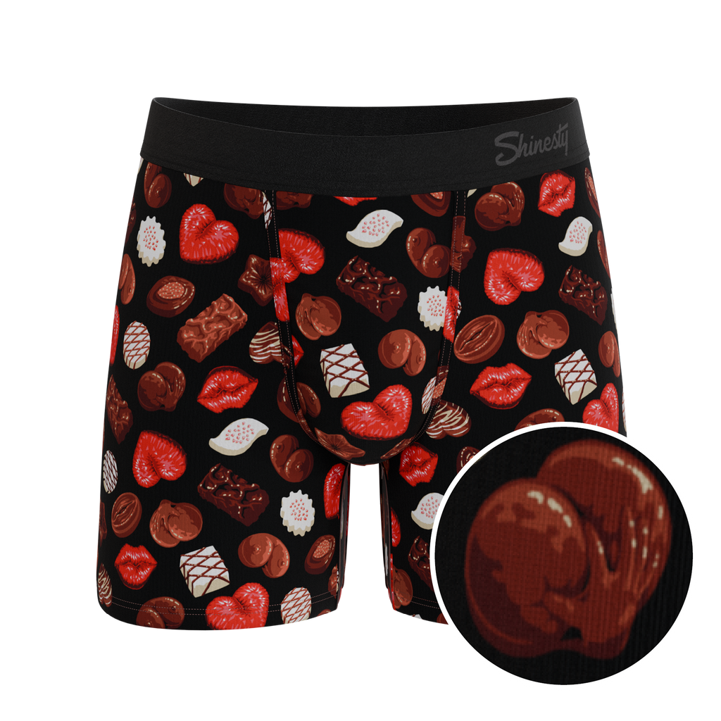 The Bonbons | Naughty Chocolate Ball Hammock® Pouch Underwear - Shinesty
