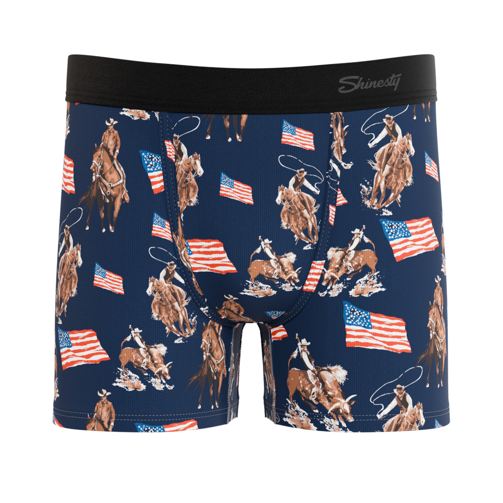 The Bootstraps & Chaps | Americana Cowboy Youth Boxer Briefs - Shinesty