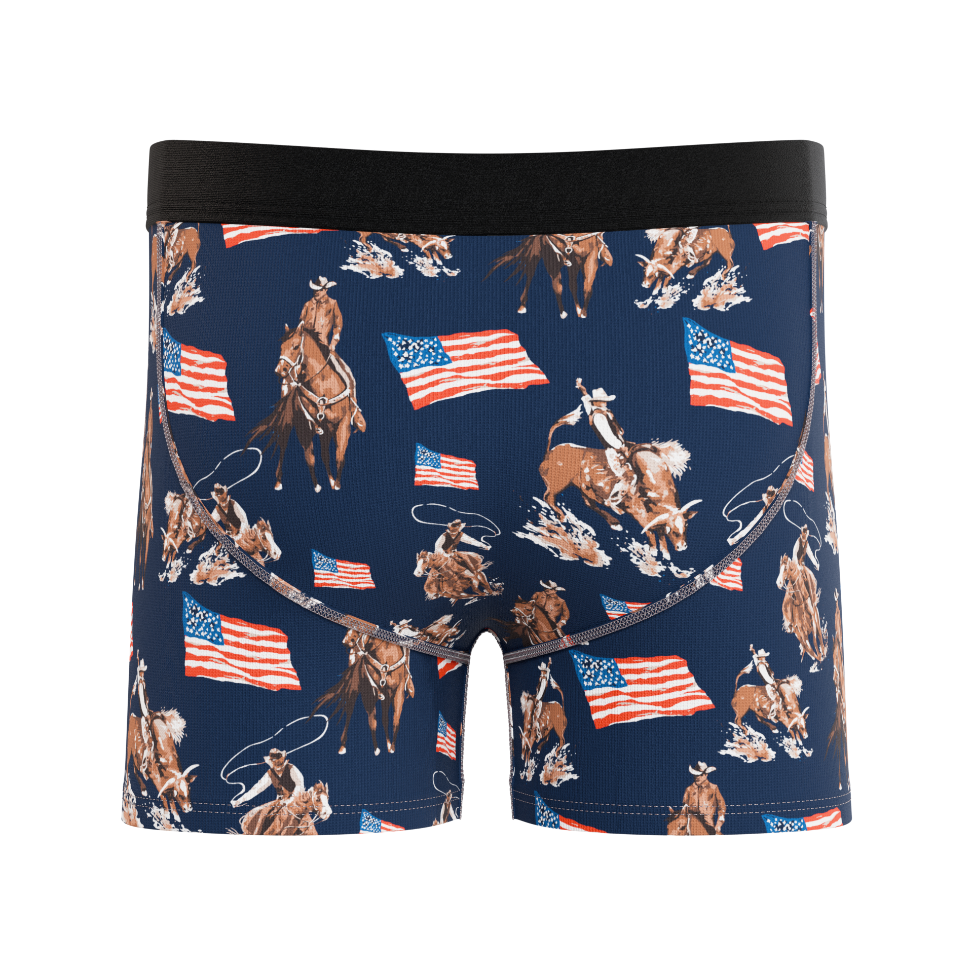 The Bootstraps & Chaps | Americana Cowboy Youth Boxer Briefs - Shinesty