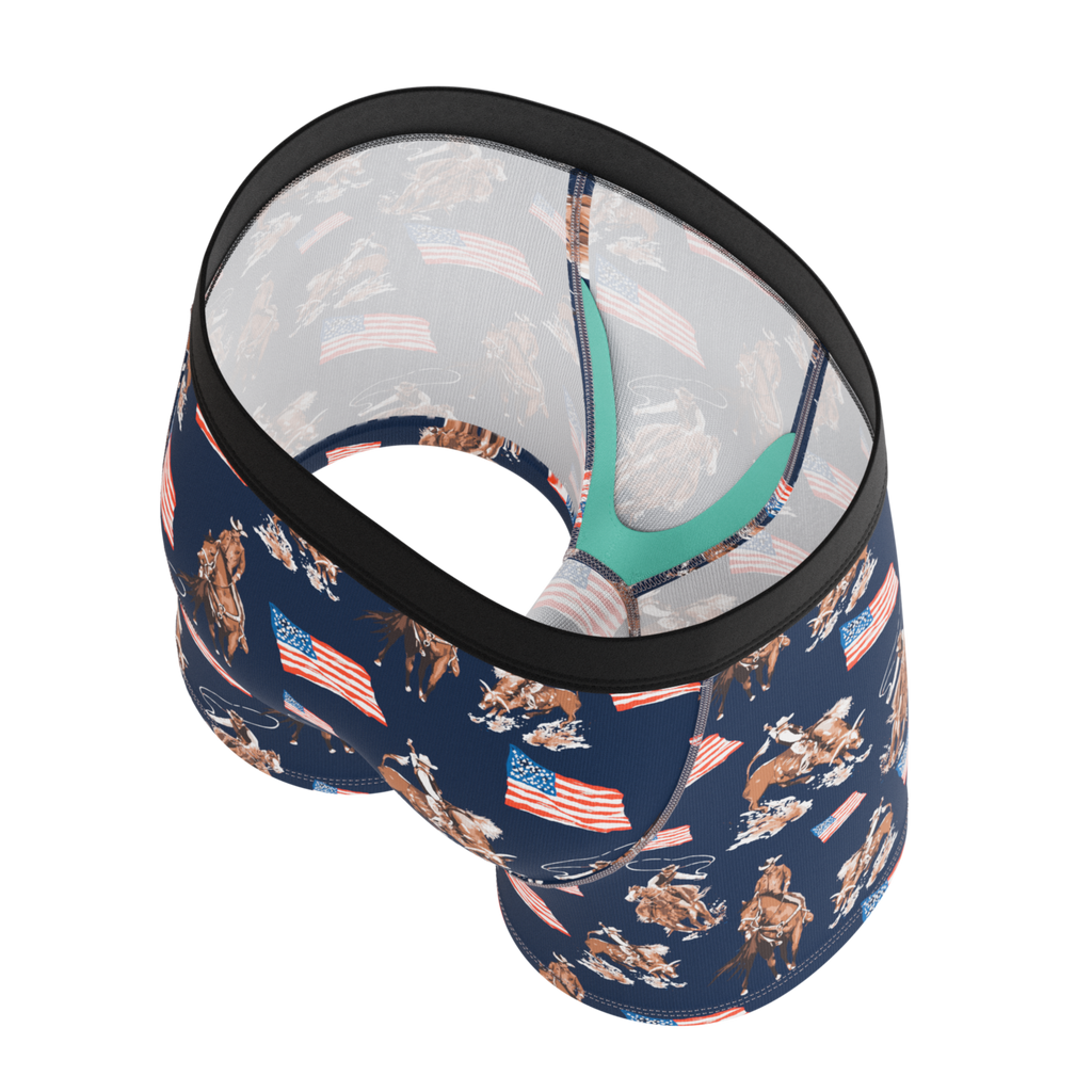 The Bootstraps & Chaps | Americana Cowboy Youth Boxer Briefs - Shinesty