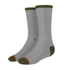 The Born To Fish | Fishing Motto Heel Hammock™ Crew Socks - Shinesty