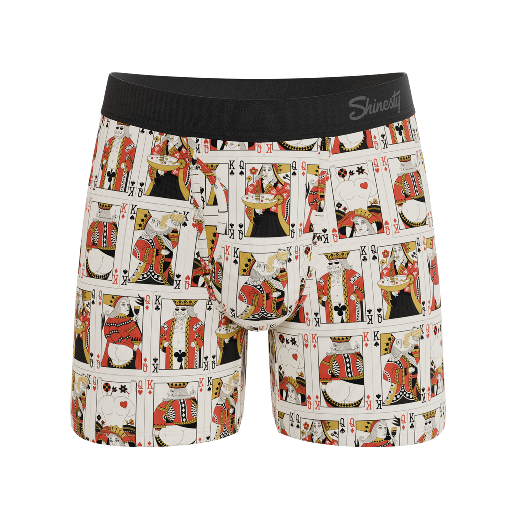 The Bottomless Blackjack | Vintage Playing Cards Ball Hammock® Magnum Big Pouch Underwear - Shinesty