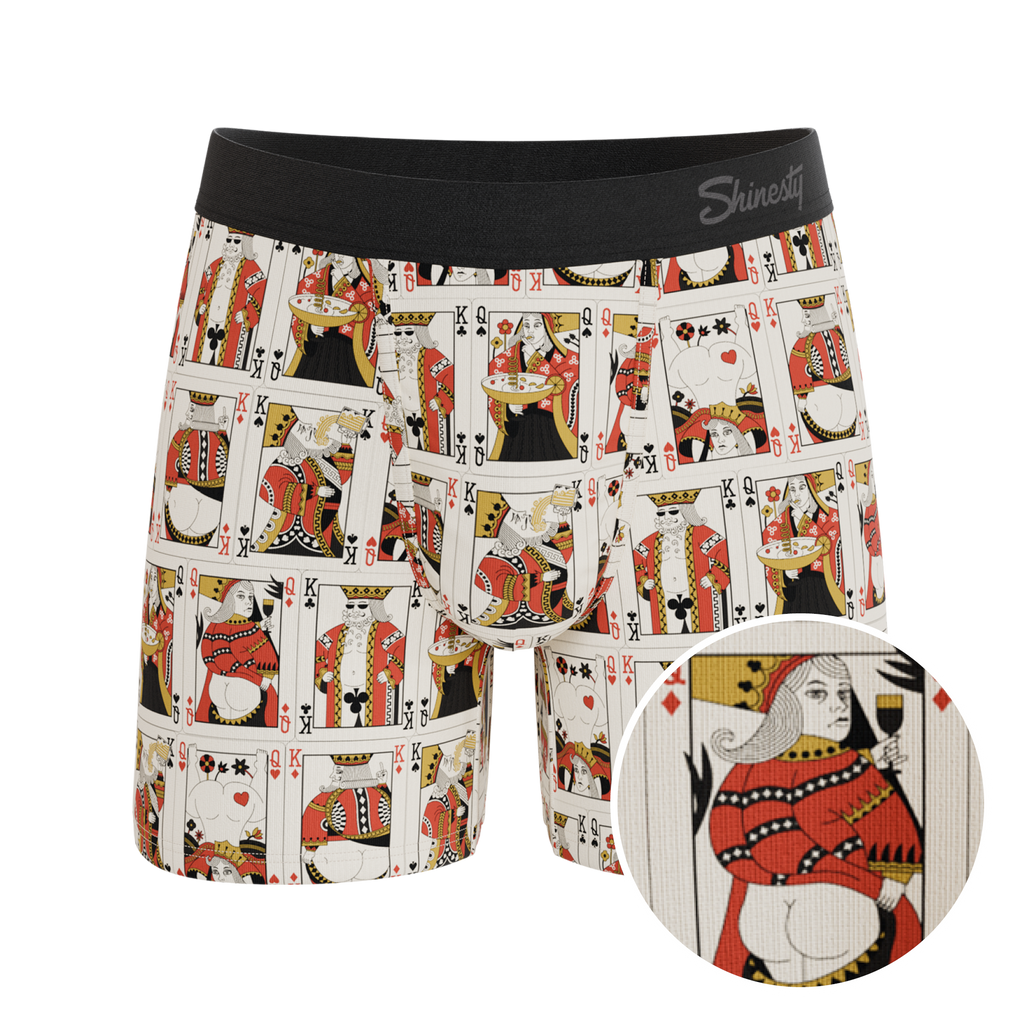 The Bottomless Blackjack | Vintage Playing Cards Ball Hammock® Pouch Underwear - Shinesty