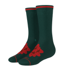 The Bow On Top | Ribbon Present Heel Hammock™ Crew Socks - Shinesty