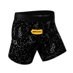 The Big Bang | Glow In The Dark Constellation Ball Hammock® Pouch Underwear With Fly - Shinesty