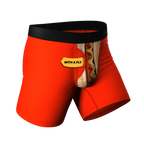 The Coney Islands | Hot Dog Ball Hammock® Pouch Underwear With Fly - Shinesty