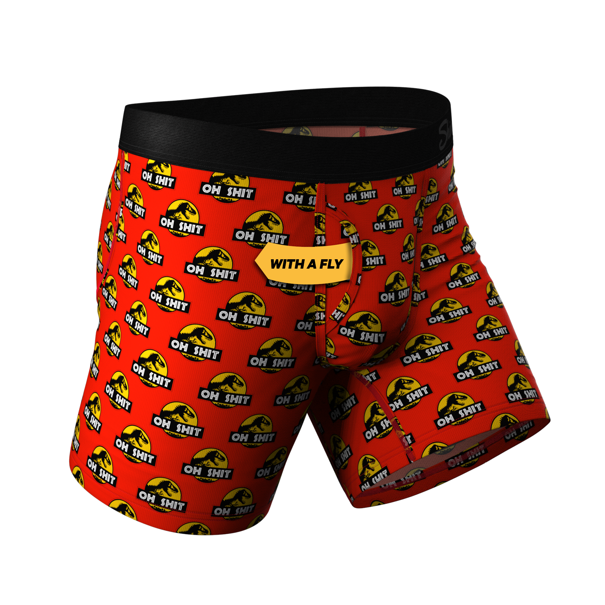 They're Back | Dinosaur Ball Hammock® Pouch Underwear With Fly - Shinesty