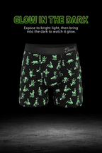 The Bare Back Bones | Glow in the Dark Skeletons Ball Hammock® Pouch Trunks Underwear - Shinesty