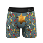 The Giddy Up | Sheriff Badge Ball Hammock® Pouch Underwear With Fly - Shinesty