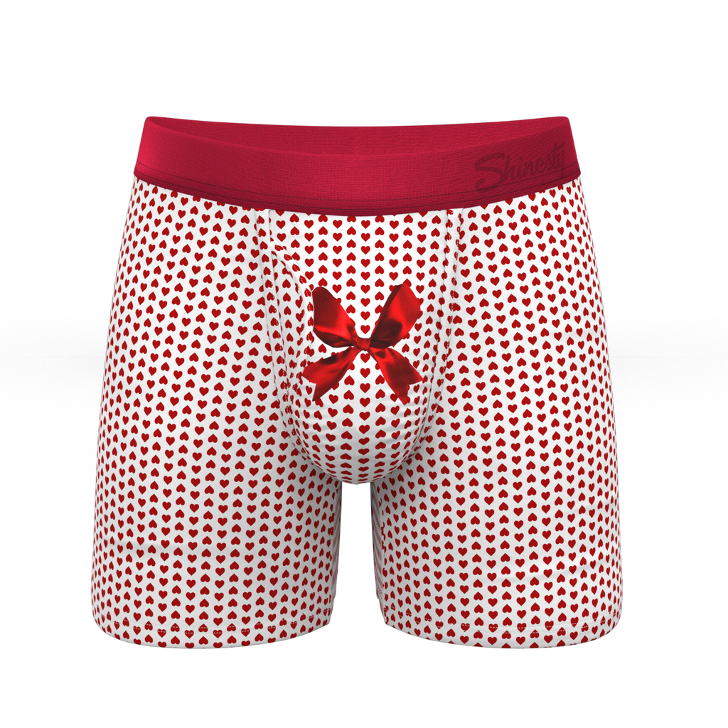 The Date Night | Valentine's Day Bow Ball Hammock® Pouch Underwear - Shinesty