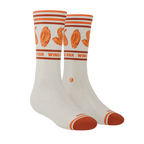 The Buffalo & Blue | Chicken Wings Heel Hammock™ Crew Socks - Shinesty