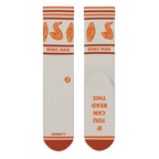 The Buffalo & Blue | Chicken Wings Heel Hammock™ Crew Socks - Shinesty