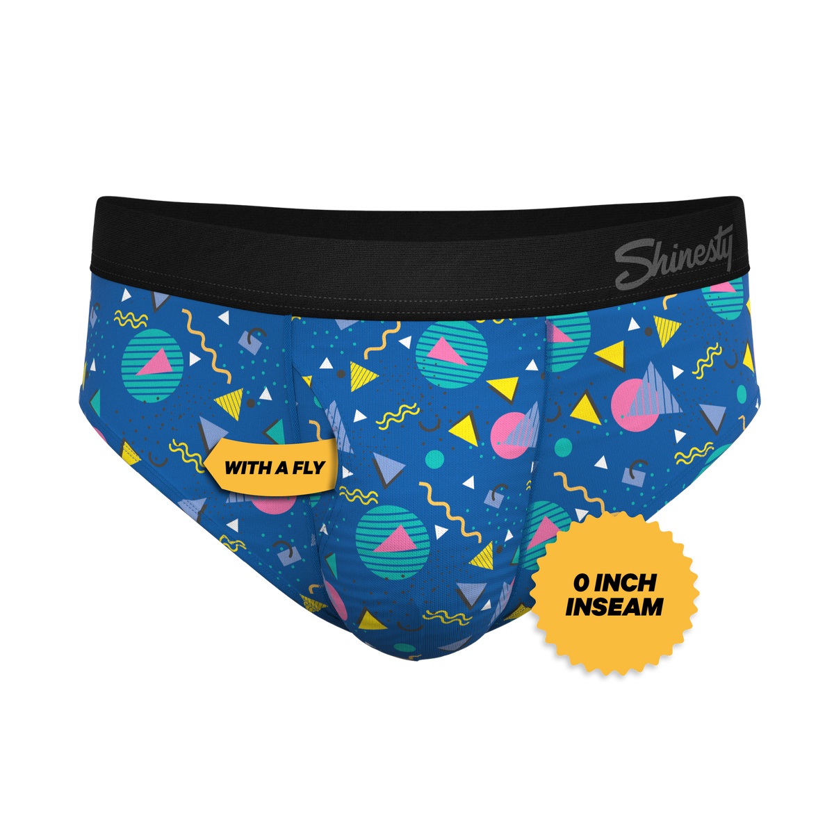 The Bus Stop | Retro Shapes Ball Hammock® Pouch Underwear Briefs - Shinesty