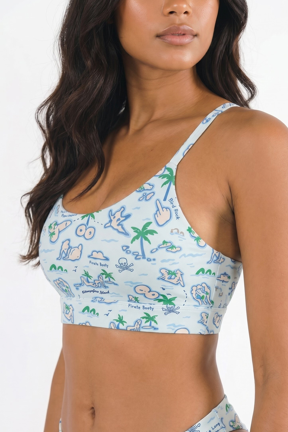 The Pirate's Booty | Naughty Map Boob Hammock™ Scoop Bralette - Shinesty