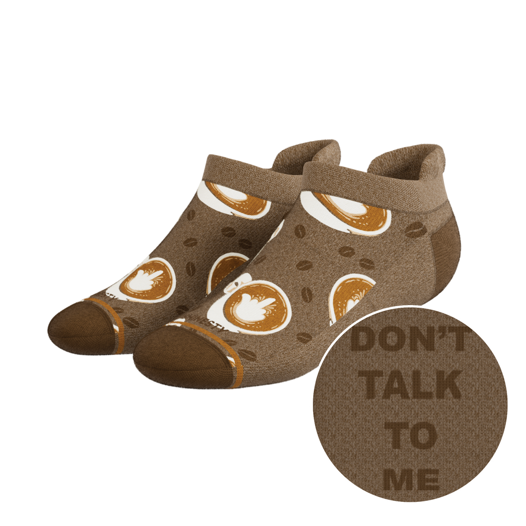 The Caf-fiend | Coffee Heel Hammock™ Ankle Socks - Shinesty