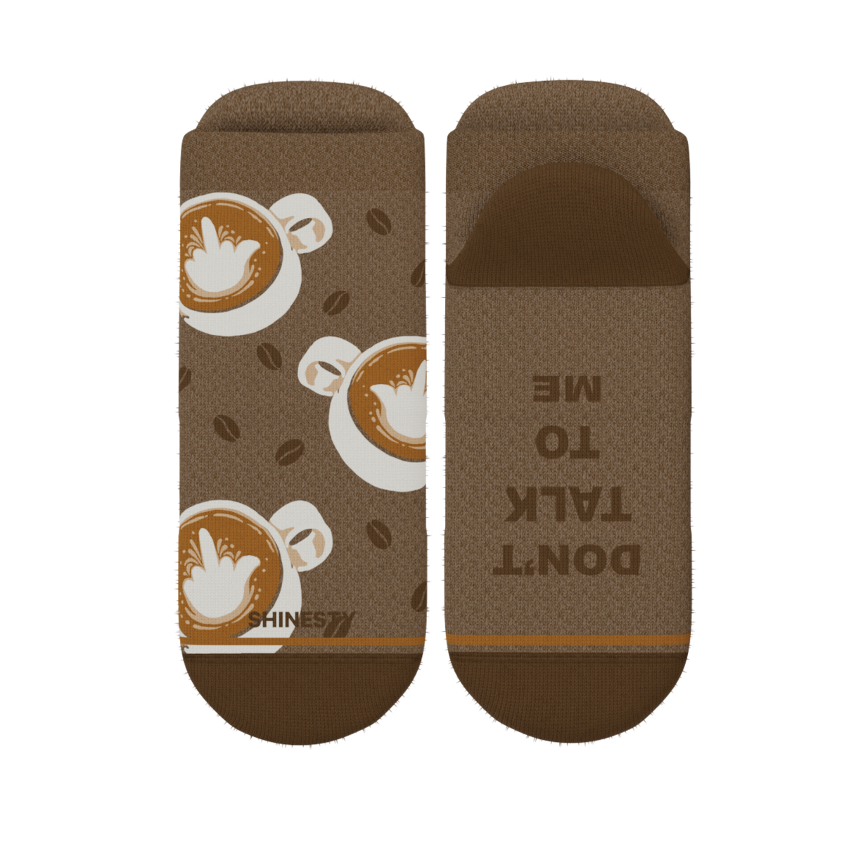 The Caf-fiend | Coffee Heel Hammock™ Ankle Socks - Shinesty