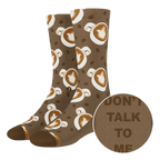 The Caf-fiend | Coffee Heel Hammock™ Crew Socks - Shinesty