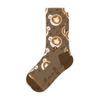 The Caf-fiend | Coffee Heel Hammock™ Crew Socks - Shinesty