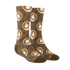 The Caf-fiend | Coffee Heel Hammock™ Crew Socks - Shinesty