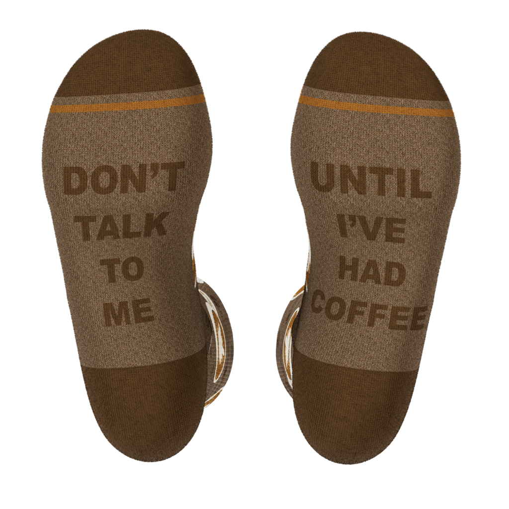 The Caf-fiend | Coffee Heel Hammock™ Crew Socks - Shinesty
