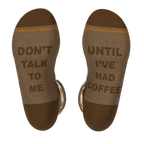 The Caf-fiend | Coffee Heel Hammock™ Crew Socks - Shinesty