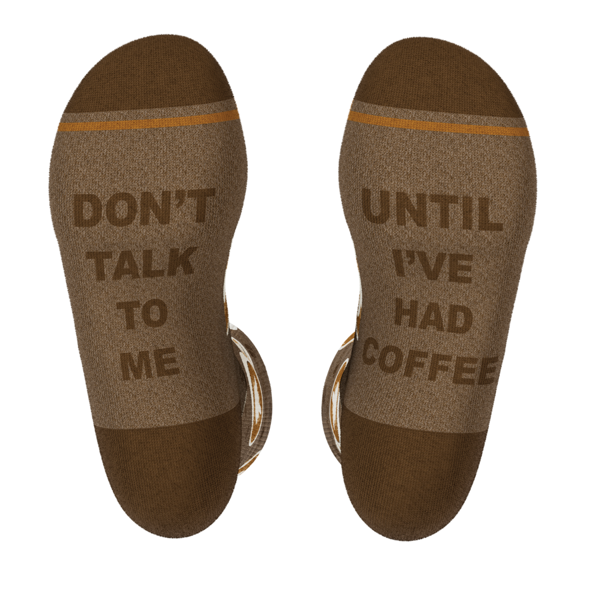 The Caf-fiend | Coffee Heel Hammock™ Crew Socks - Shinesty