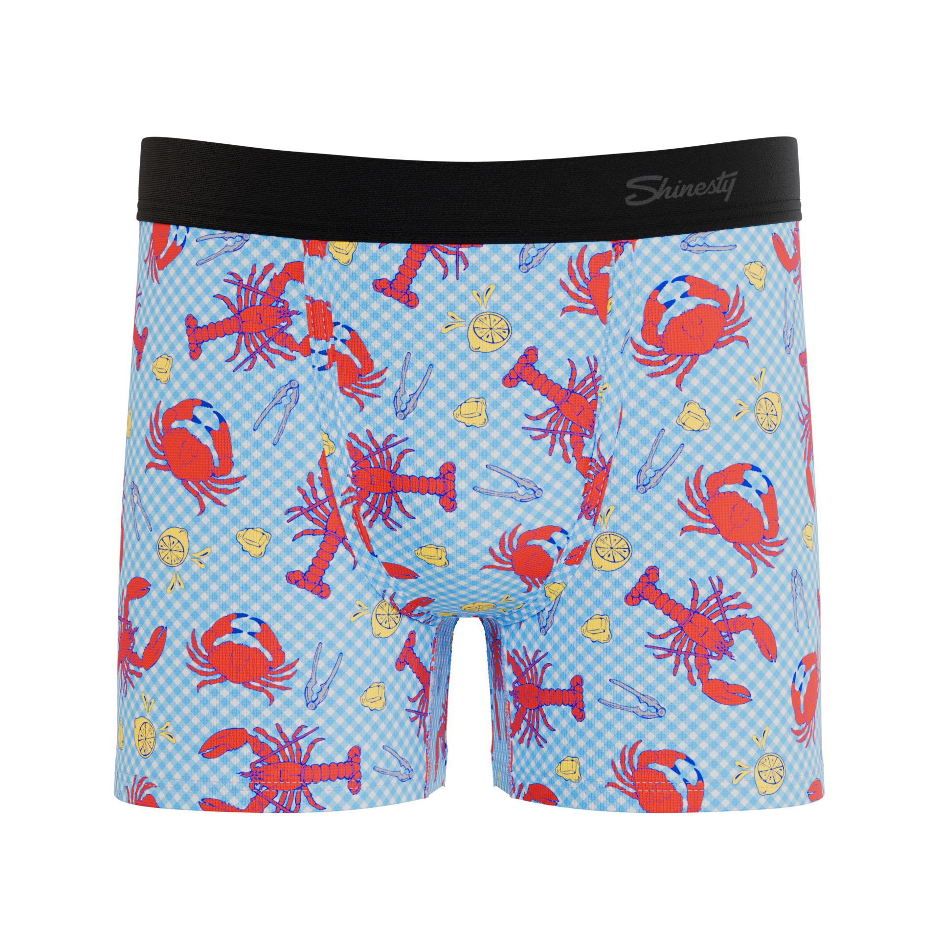 The Cajun Cookout | Summer Crabs Youth Boxer Briefs - Shinesty
