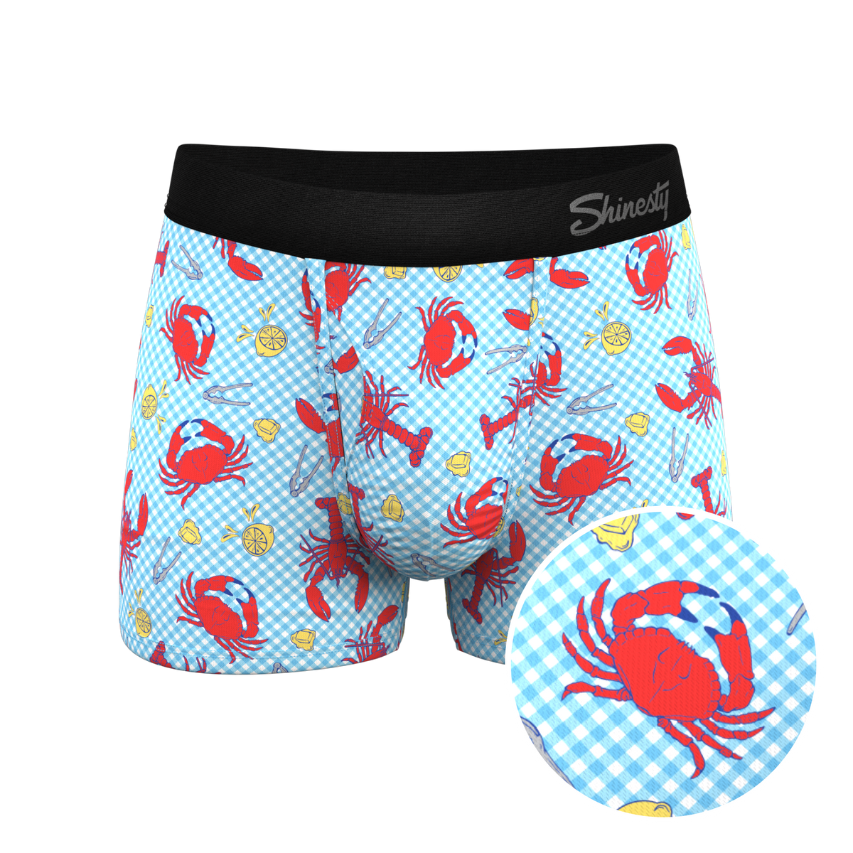 The Cajun Cookout | Summer Crabs Ball Hammock® Pouch Trunks Underwear - Shinesty