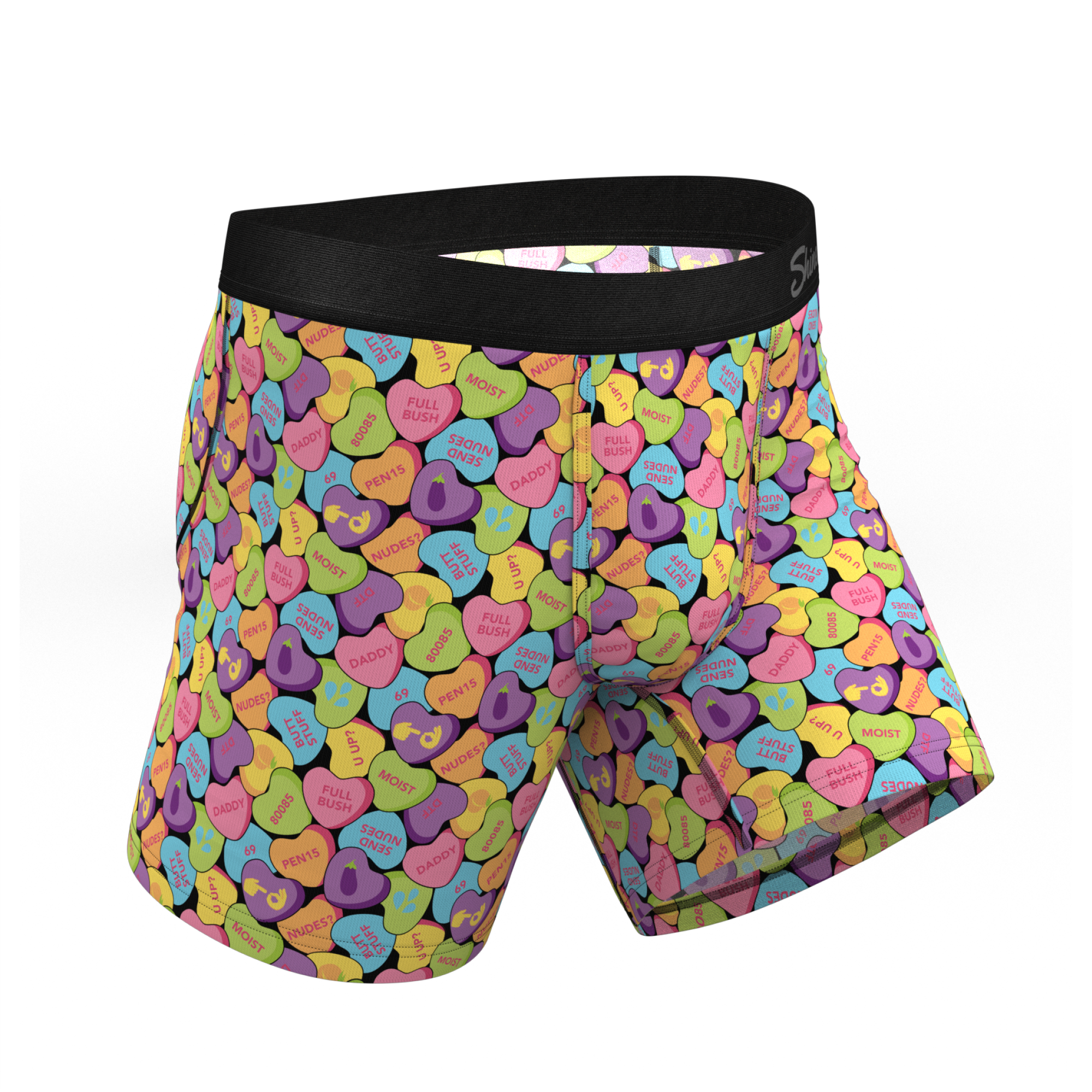 The Candy Crush | Candy Hearts Ball Hammock® Pouch Underwear - Shinesty