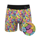 The Candy Crush | Candy Hearts Ball Hammock® Pouch Underwear - Shinesty