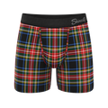 The Cappuccino | Holiday Tartan Plaid Ball Hammock® Pouch Underwear - Shinesty