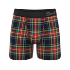 The Cappuccino | Holiday Tartan Plaid Ball Hammock® Pouch Underwear - Shinesty