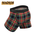 The Cappuccino | Holiday Tartan Plaid Ball Hammock® Magnum Big Pouch Underwear - Shinesty
