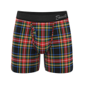 The Cappuccino | Holiday Tartan Plaid Ball Hammock® Magnum Big Pouch Underwear - Shinesty