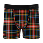 The Cappuccino | Holiday Tartan Plaid Youth Boxer Briefs - Shinesty