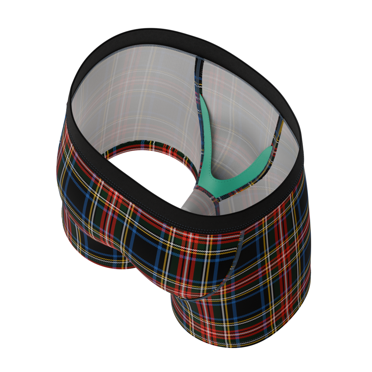 The Cappuccino | Holiday Tartan Plaid Youth Boxer Briefs - Shinesty