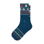 The Caribou Lous | Christmas Deer Heel Hammock™ Crew Socks - Shinesty