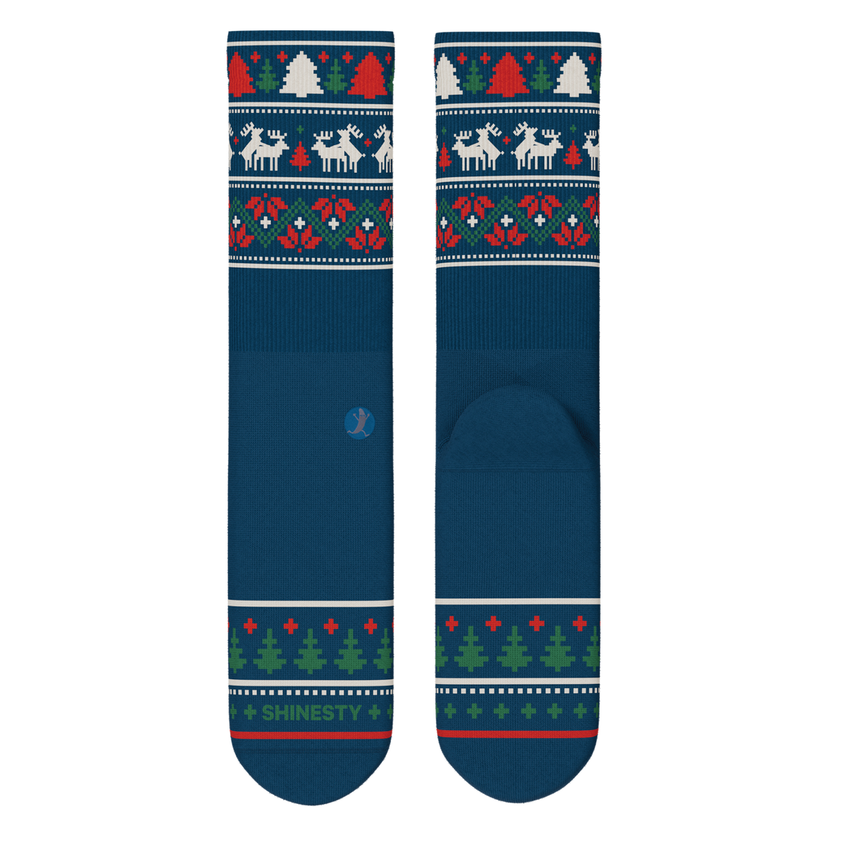 The Caribou Lous | Christmas Deer Heel Hammock™ Crew Socks - Shinesty