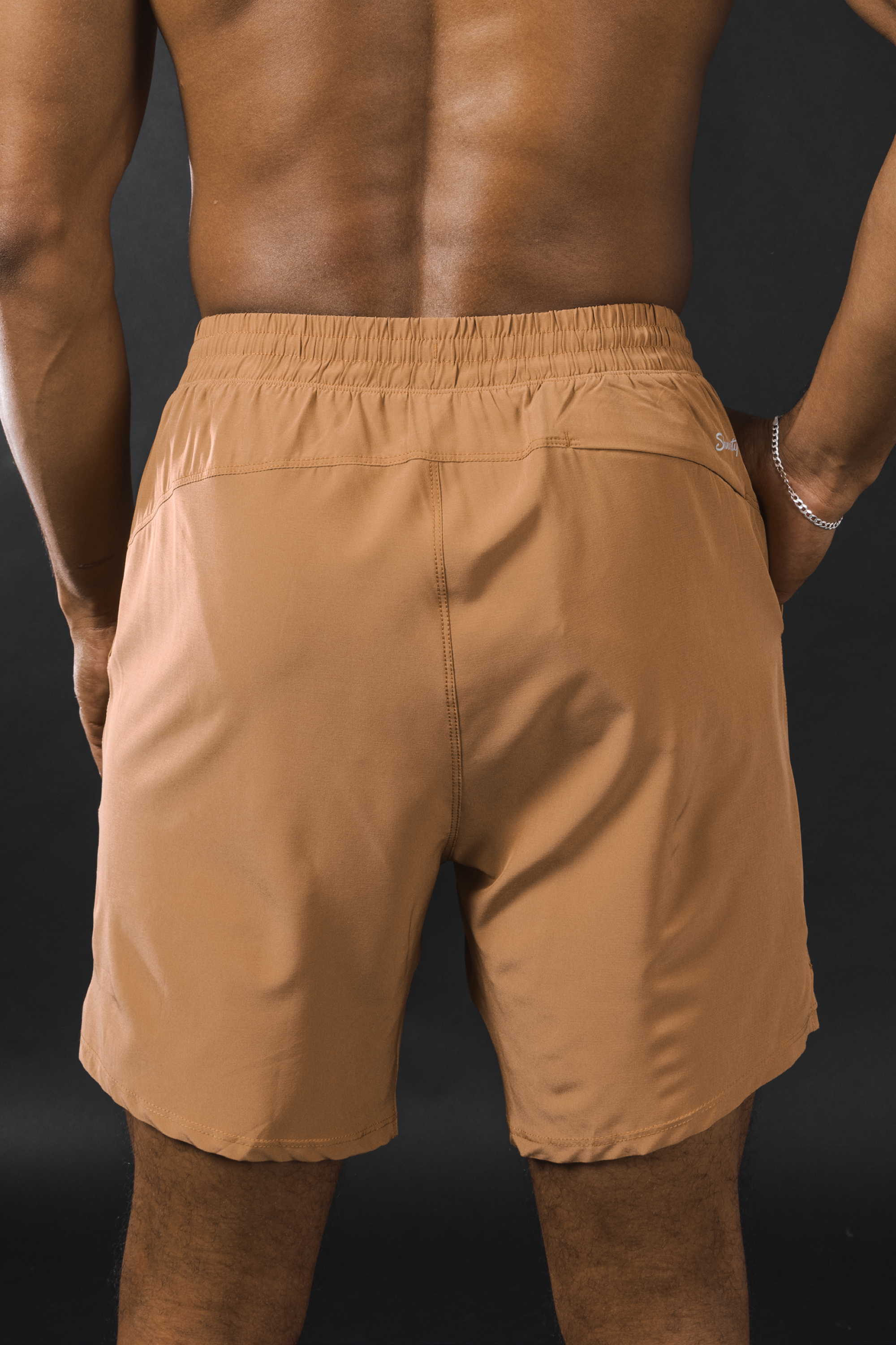 The Casual Thigh Day | Khaki Aztec Ball Hammock® 7 Inch Athletic Shorts - Shinesty