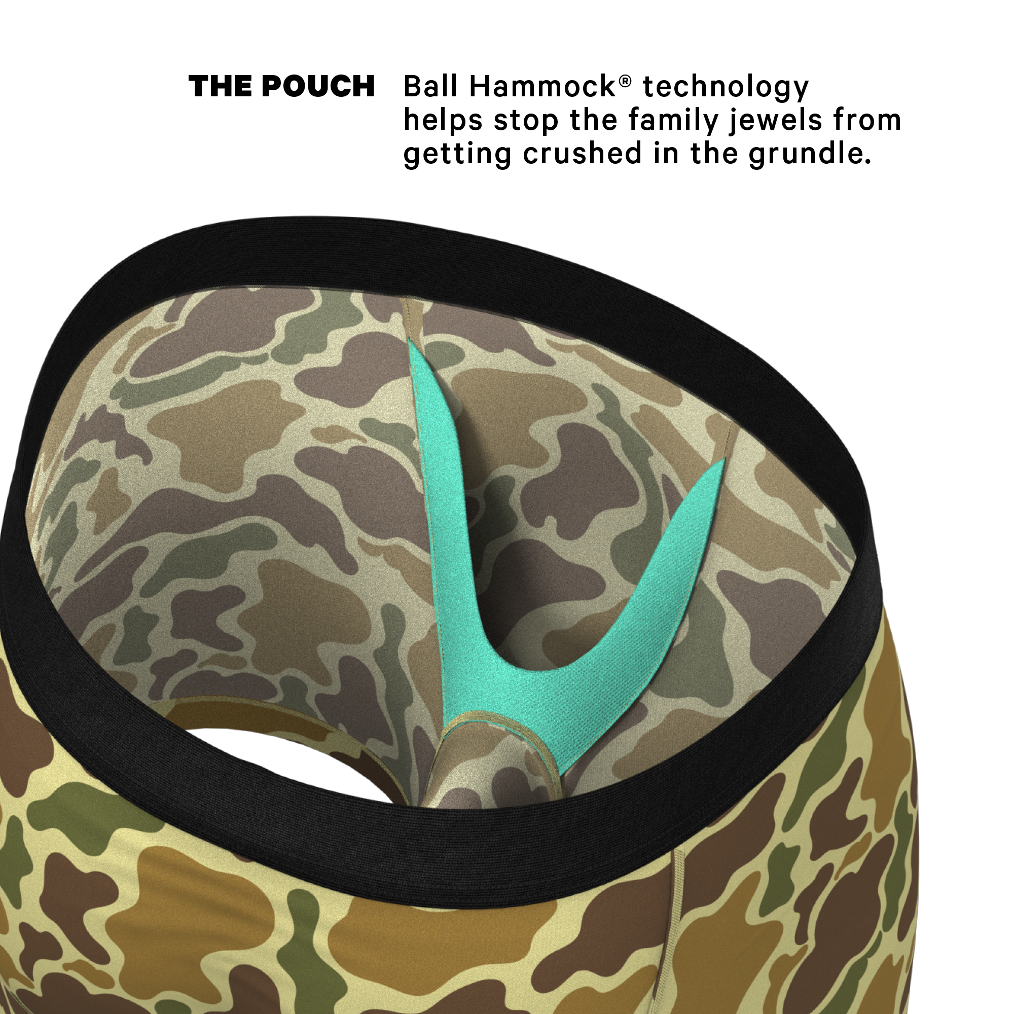 The Chameleon | Duck Camouflage Ball Hammock® Pouch Underwear - Shinesty