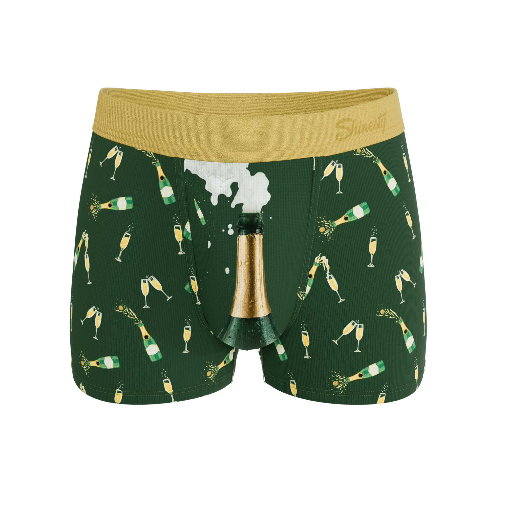 The Champagne Showers | New Years Ball Hammock® Pouch Trunks Underwear - Shinesty