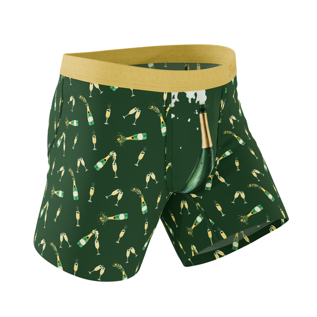 The Champagne Showers | New Years Ball Hammock® Pouch Underwear - Shinesty