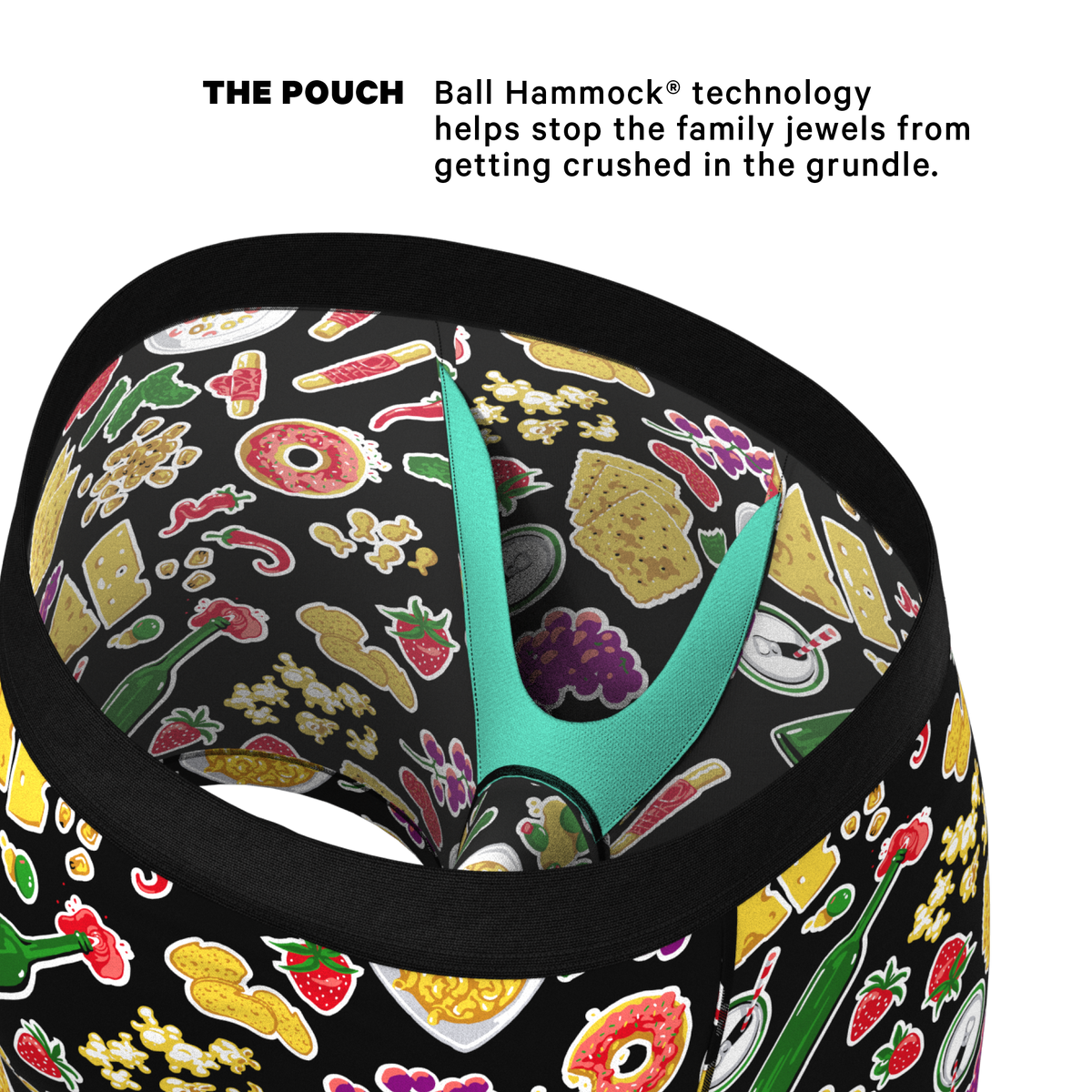 The Charcuterie | Charcuterie Board Ball Hammock® Pouch Underwear - Shinesty