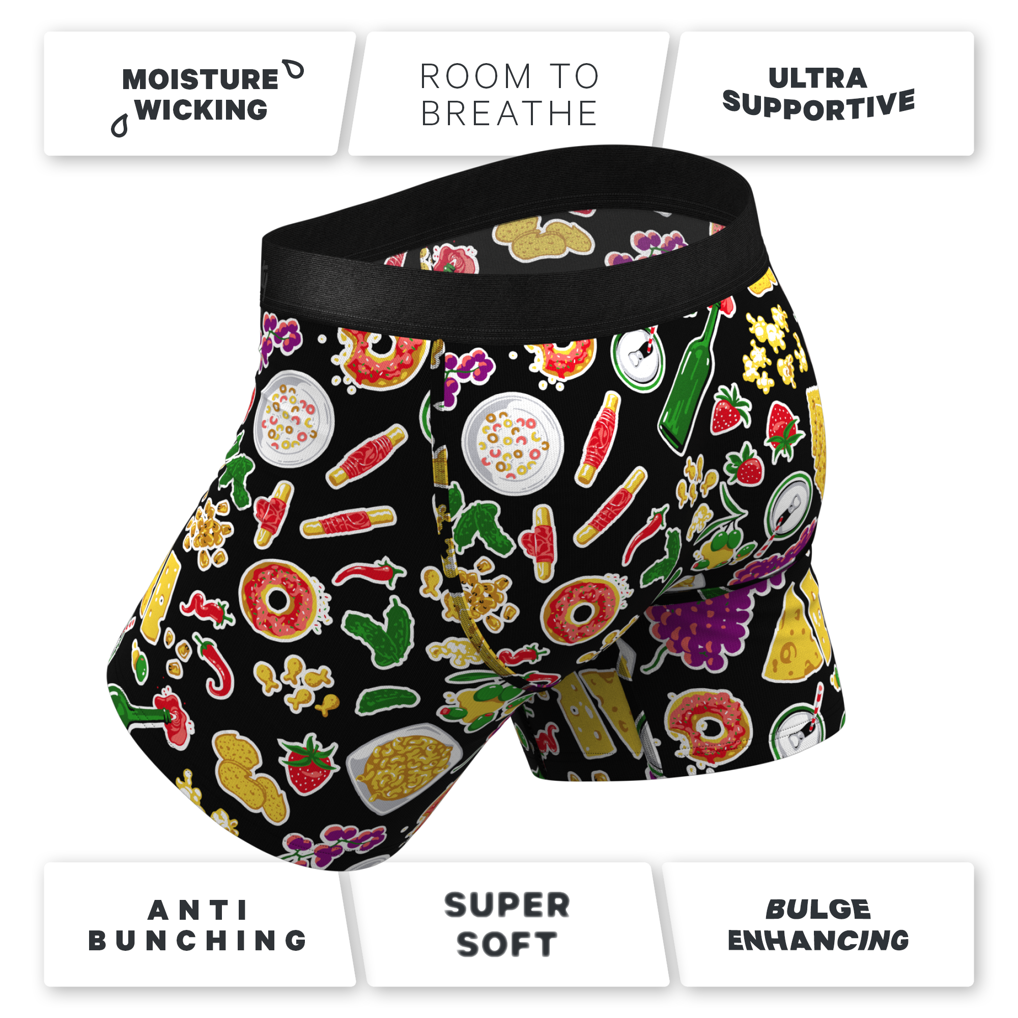 The Charcuterie | Charcuterie Board Ball Hammock® Pouch Underwear - Shinesty
