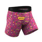 The Check Your Melons | Breast Cancer Awareness Ball Hammock® Pouch Underwear With Fly - Shinesty