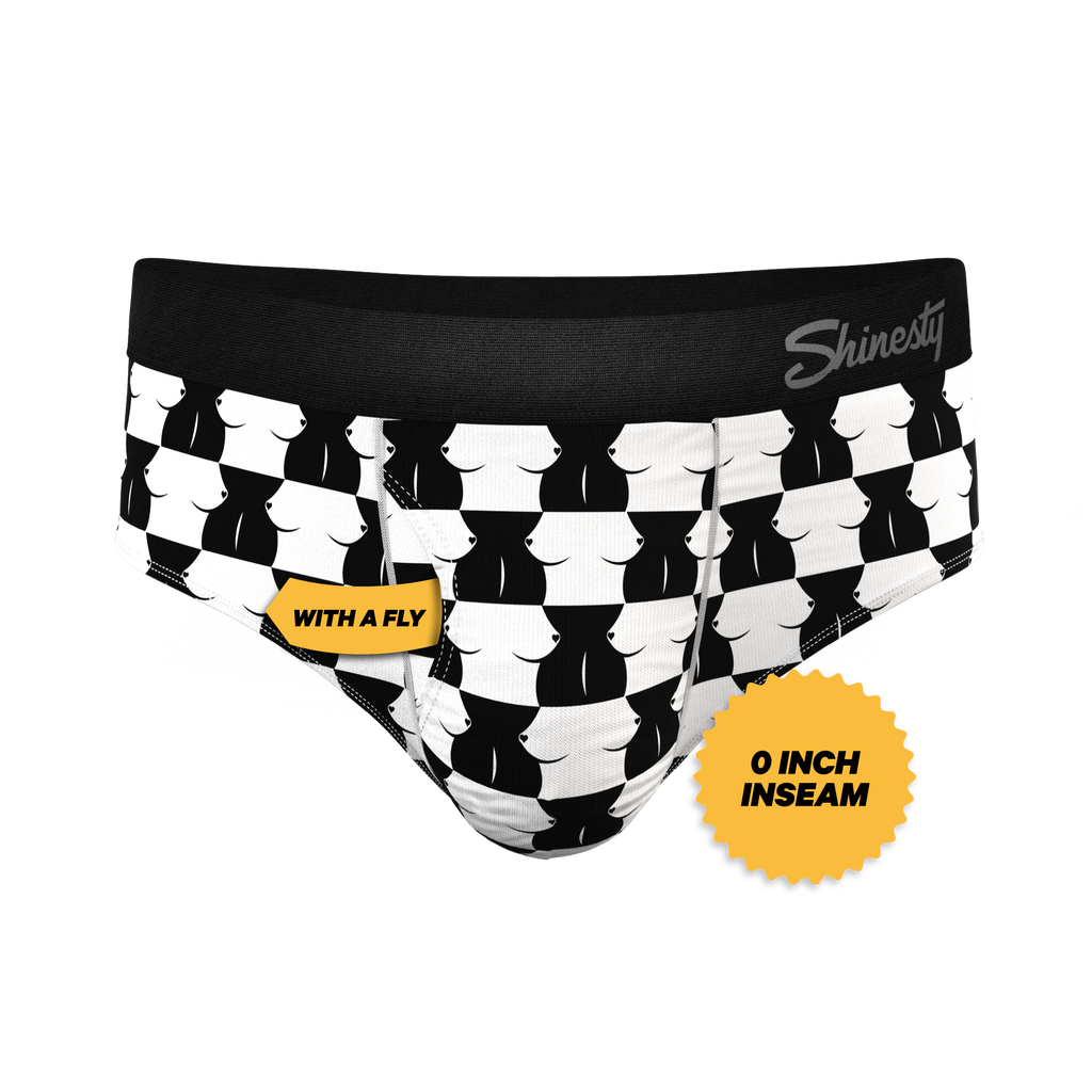 The Chest Mate | Checkered Ball Hammock® Pouch Underwear Briefs - Shinesty