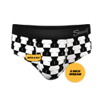 The Chest Mate | Checkered Ball Hammock® Pouch Underwear Briefs - Shinesty