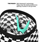 The Chest Mate | Checkered Ball Hammock® Pouch Underwear With Fly - Shinesty